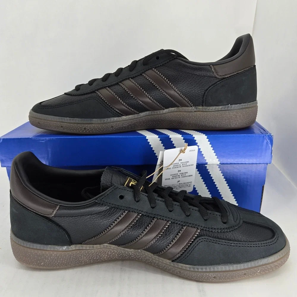 Adidas Handball Spezial Black Dark Brown Gum IH6568 Mens Size 9 Sneakers NEW
